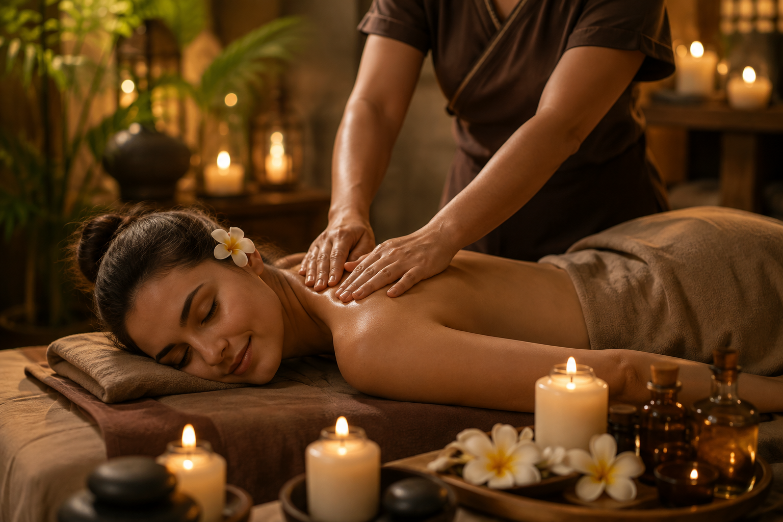 Aromatherapy massage